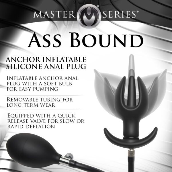 Ass Bound Anchor Inflatable Silicone Anal Plug - Image 10