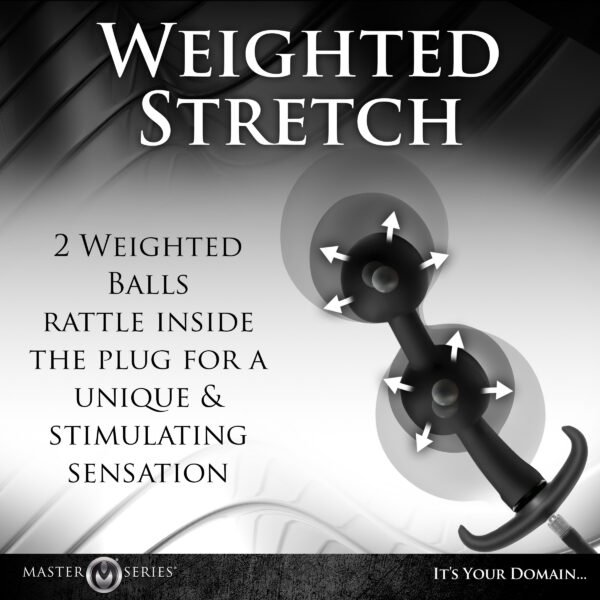 Ass Rattler Weighted Inflatable Silicone Anal Plug - Image 6