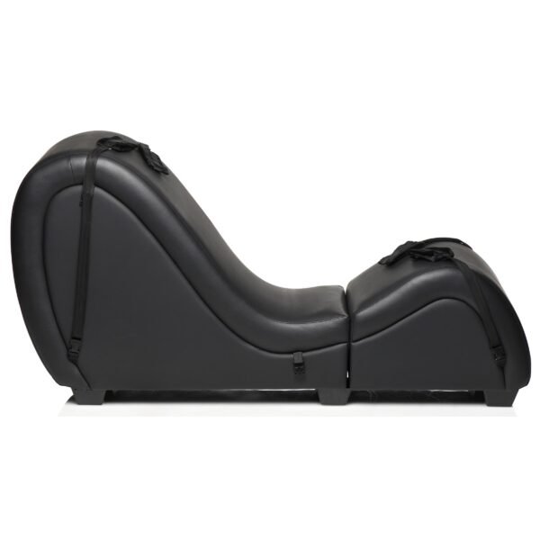 Detachable Kinky Couch Sex Chaise With Love Pillows - Black - Image 15