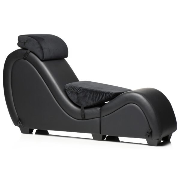 Detachable Kinky Couch Sex Chaise With Love Pillows - Black - Image 14