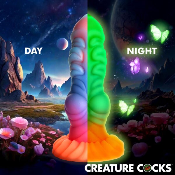 Alien Invader Glow-in-the-dark Silicone Dildo - Image 2