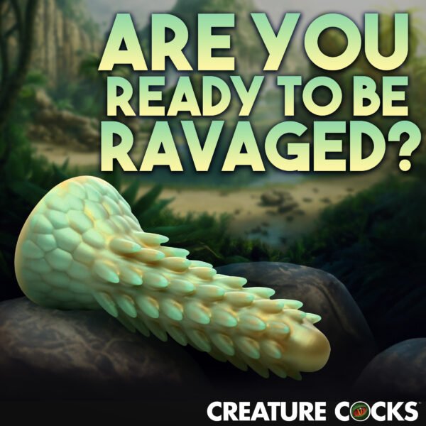 Stegosaurus Spiky Reptile Silicone Dildo - Image 6