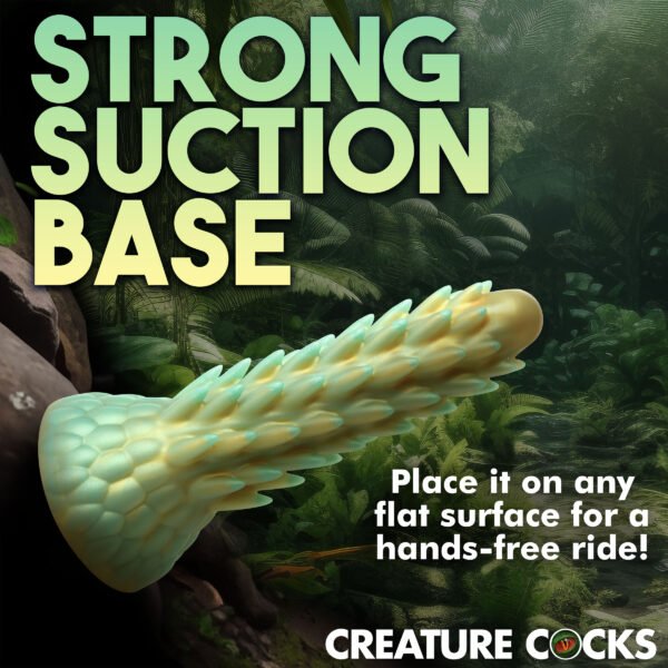 Stegosaurus Spiky Reptile Silicone Dildo - Image 4