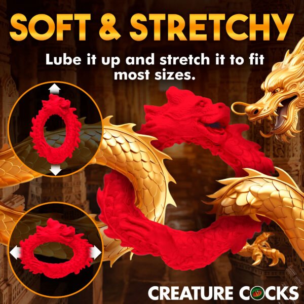 Rise Of The Dragon Silicone Cock Ring - Image 2