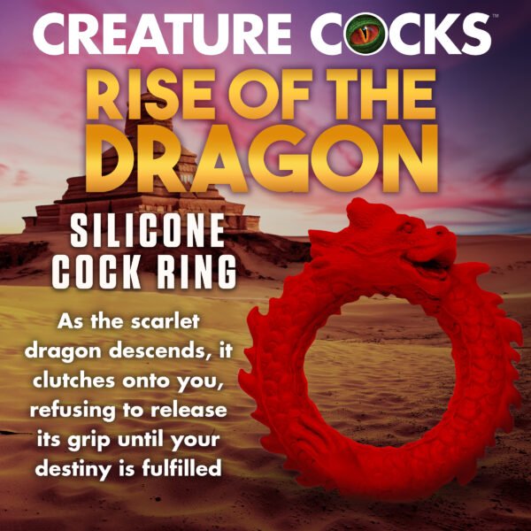 Rise Of The Dragon Silicone Cock Ring - Image 5