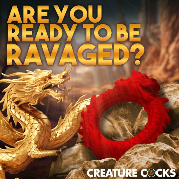 Rise Of The Dragon Silicone Cock Ring - Image 7