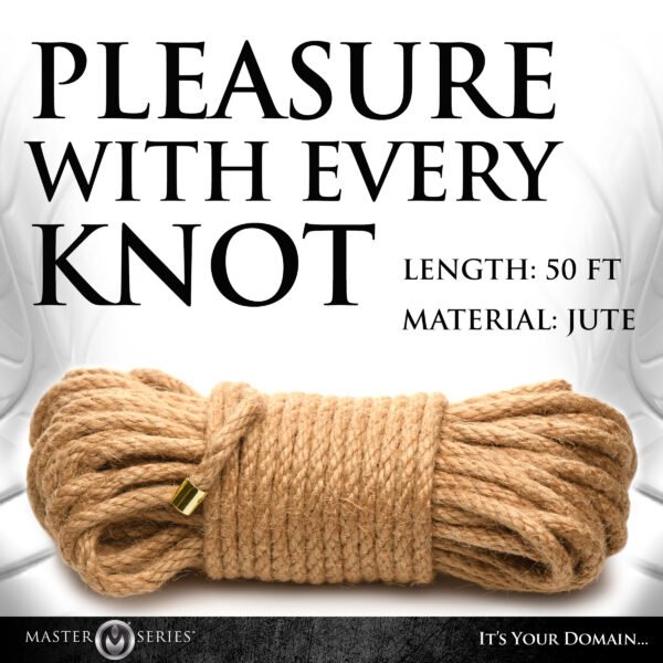 Premium Braided Jute Bondage Rope - 50 Feet - Image 4