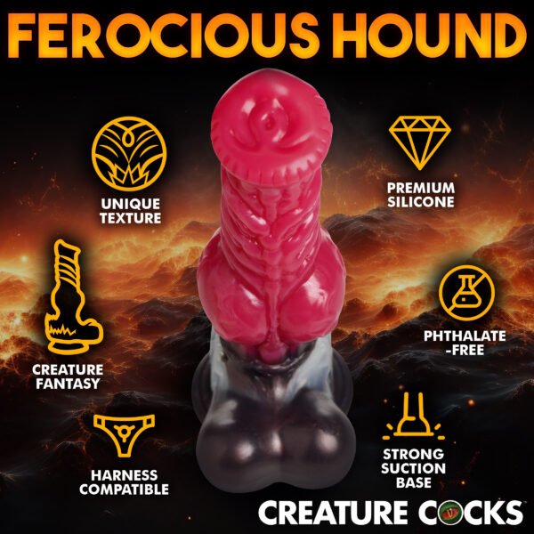 Cujo Canine Silicone Dildo - Large - Image 2
