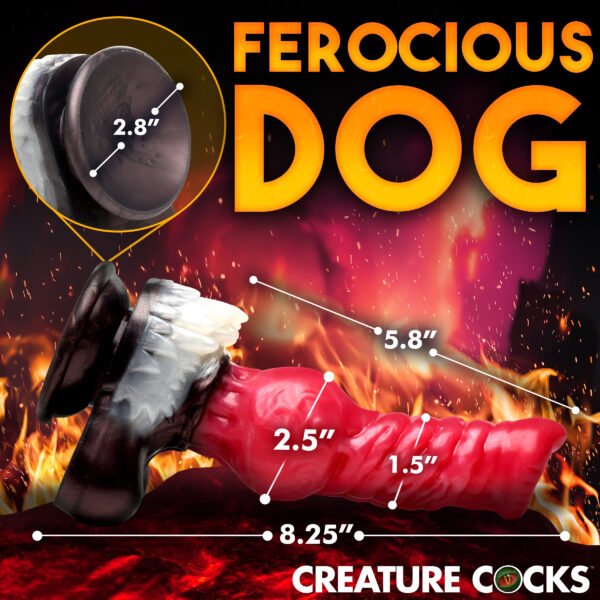 Cujo Canine Silicone Dildo - Large - Image 4