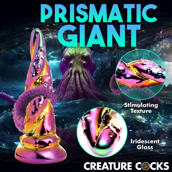 Enchantress Rainbow Glass Dildo - Image 4