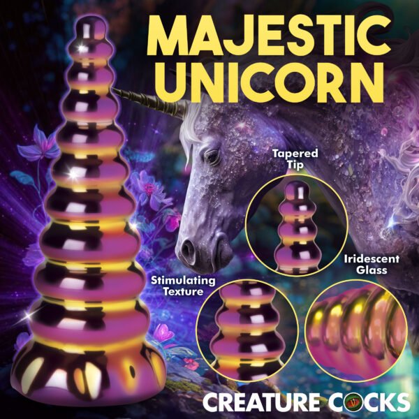 Twilight Rainbow Glass Dildo - Image 2