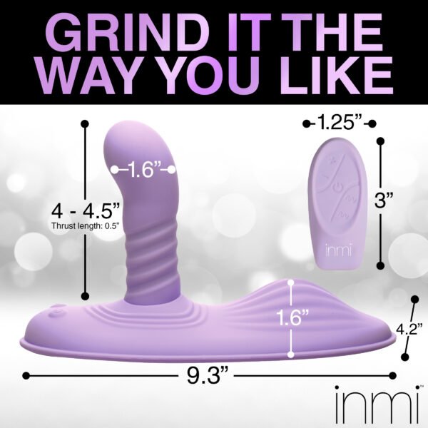Thrust N' Grind Thrusting And Vibrating Silicone Sex Grinder - Image 11
