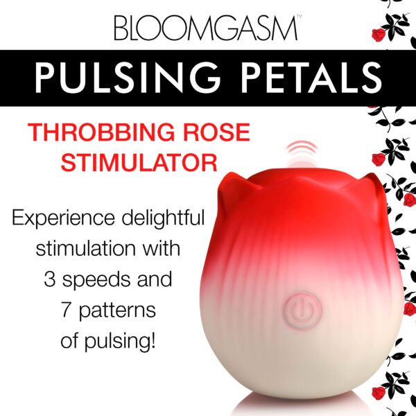 Pulsing Petals Throbbing Rose Clit Stimulator - Image 2