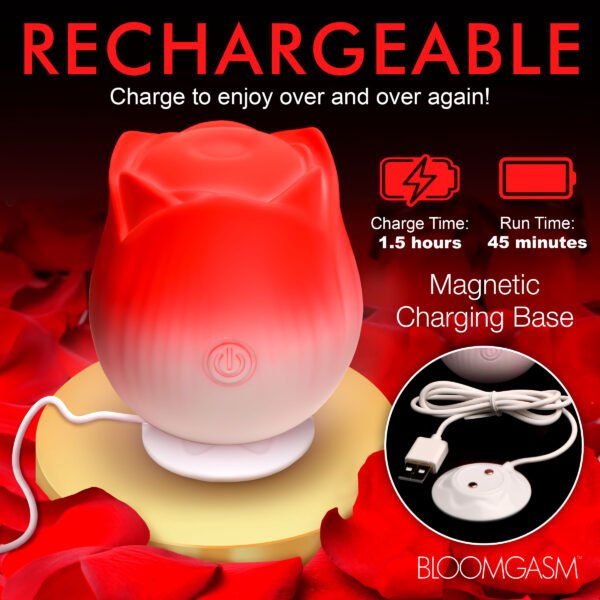 Pulsing Petals Throbbing Rose Clit Stimulator - Image 10