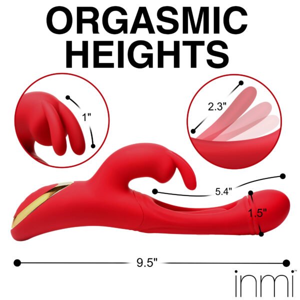 Flicking Silicone Rabbit Vibrator - Image 2