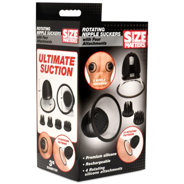 10x Rotating Nipple Suckers With 4 Attachments - Image 6