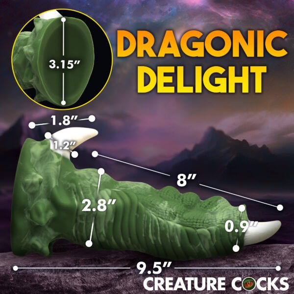 Large Dragon Claw Silicone Dildo - Image 5