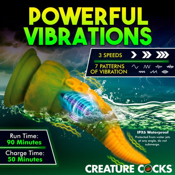 Monstropus 2.0 Vibrating Tentacle Silicone Dildo - Image 5