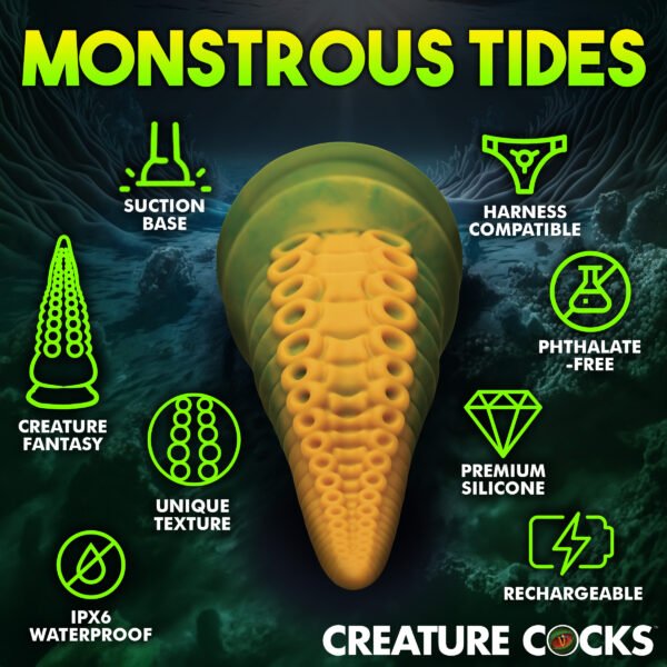 Monstropus 2.0 Vibrating Tentacle Silicone Dildo - Image 3