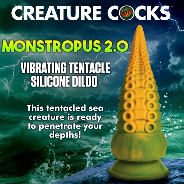 Monstropus 2.0 Vibrating Tentacle Silicone Dildo - Image 2