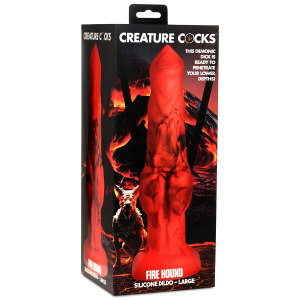 Fire Hound Silicone Dildo - Image 3