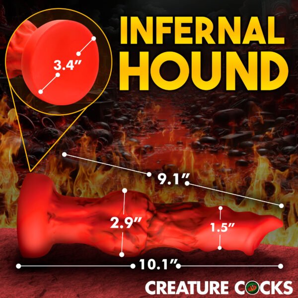 Fire Hound Silicone Dildo - Image 4