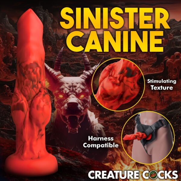 Fire Hound Silicone Dildo - Image 9