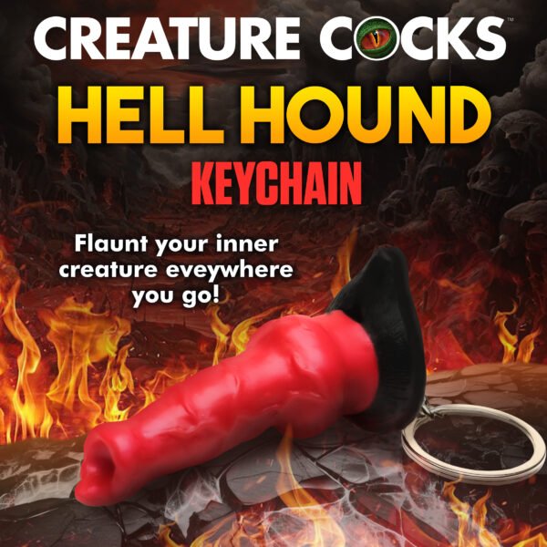 Hell Hound Mini Dildo Key Chain - Image 8