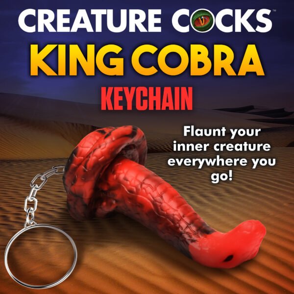 King Cobra Mini Dildo Key Chain - Image 5