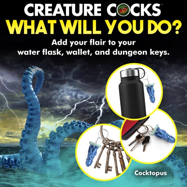 Cocktopus Mini Dildo Key Chain - Image 3