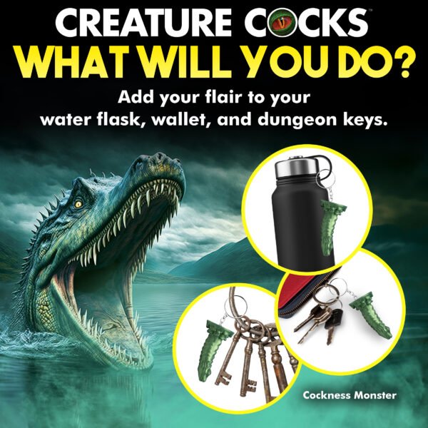 Cockness Monster Mini Dildo Key Chain - Image 3