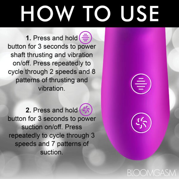Thrust Wave Thrusting And Sucking Silicone Rabbit Vibrator - Image 3