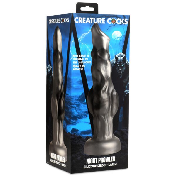 Night Prowler Silicone Dildo - Large - Image 9