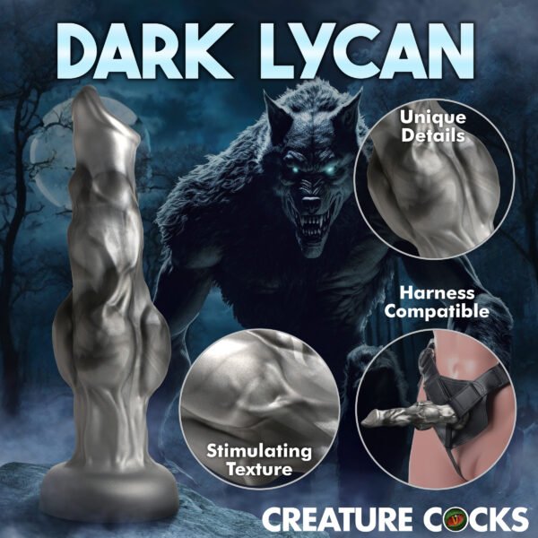 Night Prowler Silicone Dildo - Large - Image 6