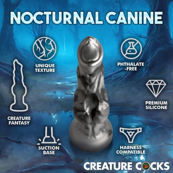 Night Prowler Silicone Dildo - Small - Image 4