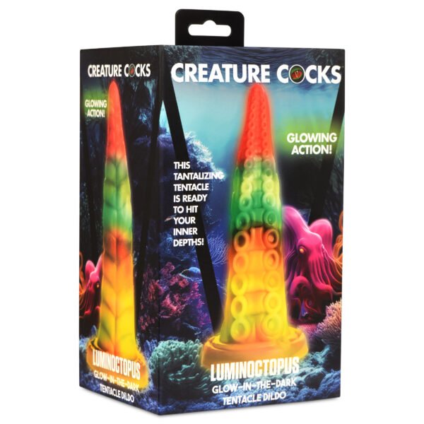 Luminoctopus Glow-in-the-dark Tentacle Silicone Dildo - Image 2