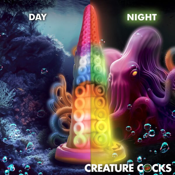Luminoctopus Glow-in-the-dark Tentacle Silicone Dildo - Image 9