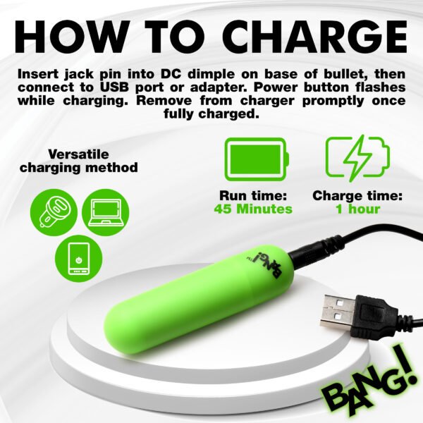 Glow-in-the-dark Silicone Bullet - Image 4