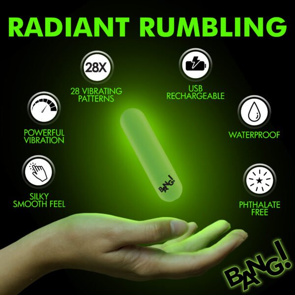 Glow-in-the-dark Silicone Bullet - Image 7