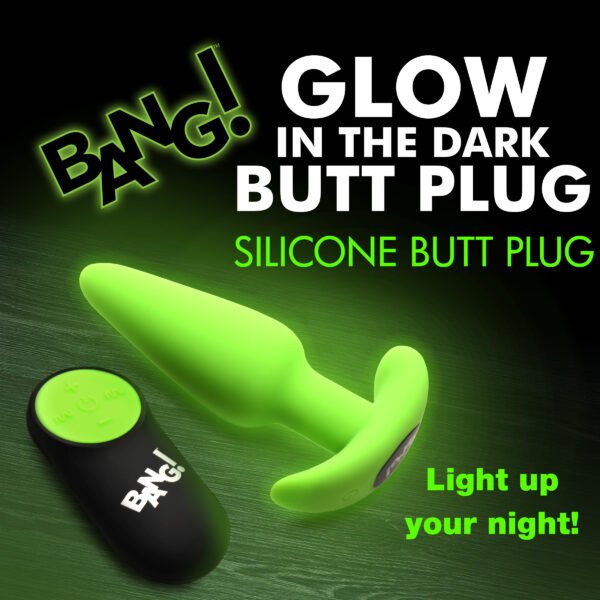 Glow-in-the-dark Silicone Butt Plug - Image 5