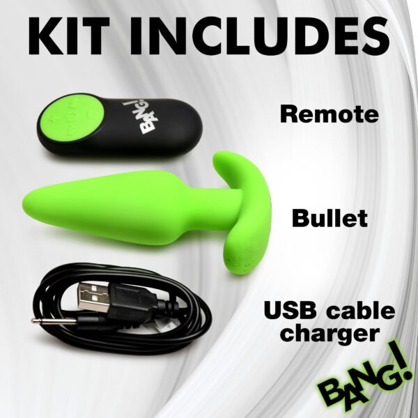 Glow-in-the-dark Silicone Butt Plug - Image 6