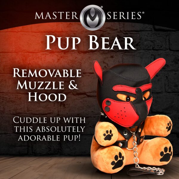 Pup Bear With Removeable Muzzle And Hood - Image 4