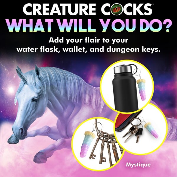 Mystique Unicorn Mini Dildo Key Chain - Image 7
