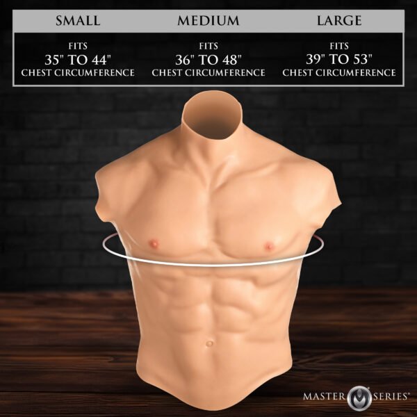 Ripped Silicone Male Chest - Image 3