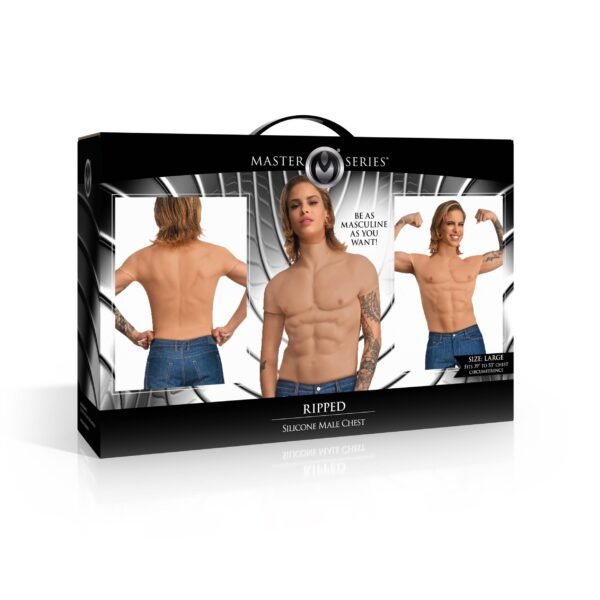 Ripped Silicone Male Chest - Image 7