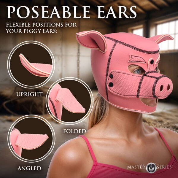 Swine Pig Neoprene Hood - Image 2