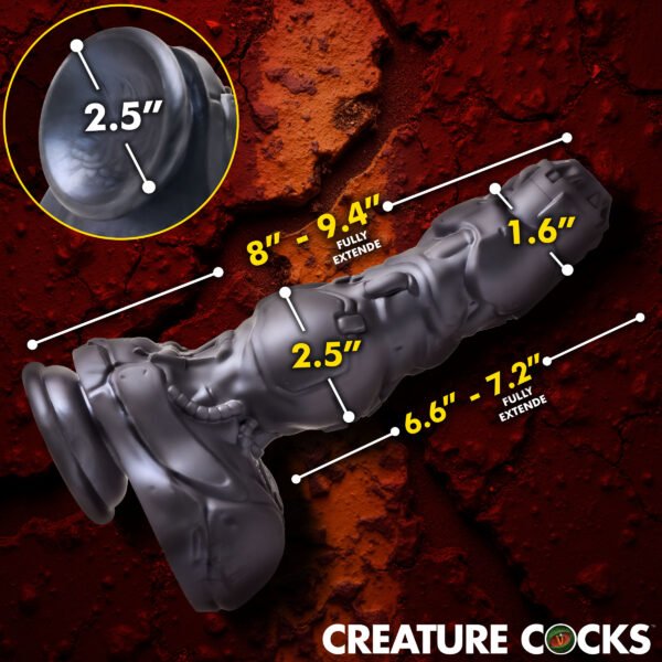Cyborg Cock Thrusting And Vibrating Silicone Dildo - Image 5