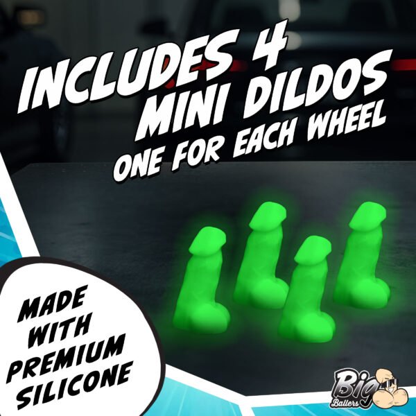 Glow-in-the-dark Magnetic Snap-on Peckers - Image 5