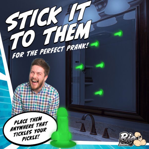 Glow-in-the-dark Suction Snap-on Peckers - Image 8
