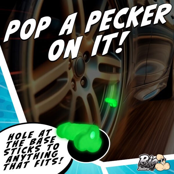 Glow In The Dark Snap-on Peckers - Image 6
